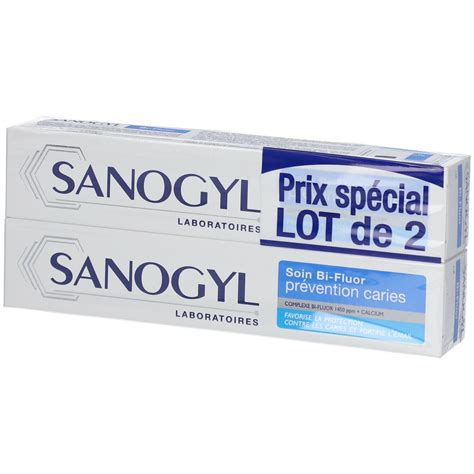 Sanogyl Soin Bi Fluor Pr Vention Caries Dentifrice Ml Redcare