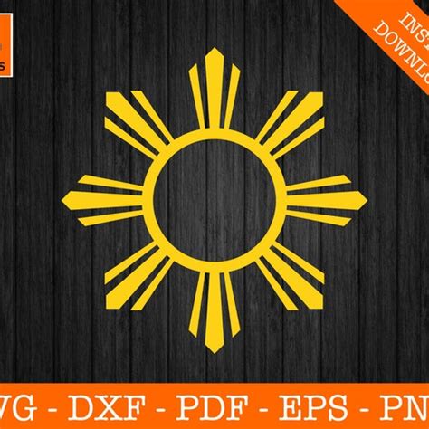 Philippines Flag Sun Svg Philippine Flag Svg Filipina Etsy