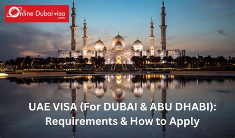 Uae Visa For Dubai Abu Dhabi Requirements How To Apply