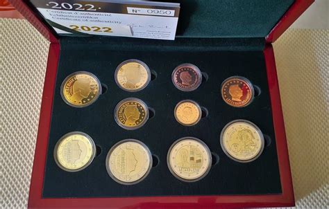 Luxembourg Year Set 2022 Proof Met 2 Euro Vlag En 2 Euro Catawiki