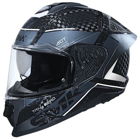 Smk Titan Carbon T Race Full Face Helmet For Men Women