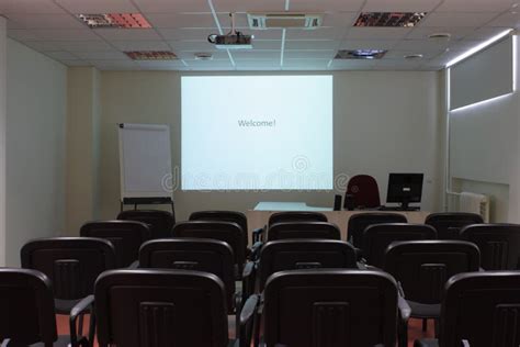 Classroom projector stock photo. Image of room, flipchart - 10024062