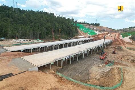 Pembangunan Tol IKN Segmen 3B Capai Progres 79 52 Persen Top Konstruksi