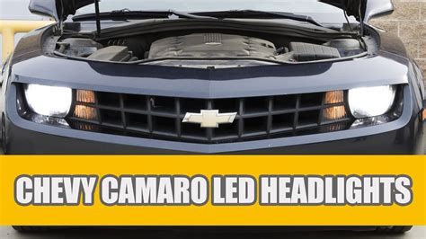 How To Remove And Replace 2010 2013 Chevy Camaro H13 Led Headlights Bulb