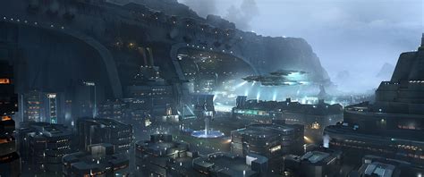 Inspirational 6880 X 1440 Wallpaper | Star citizen, Sci fi environment, Scifi city