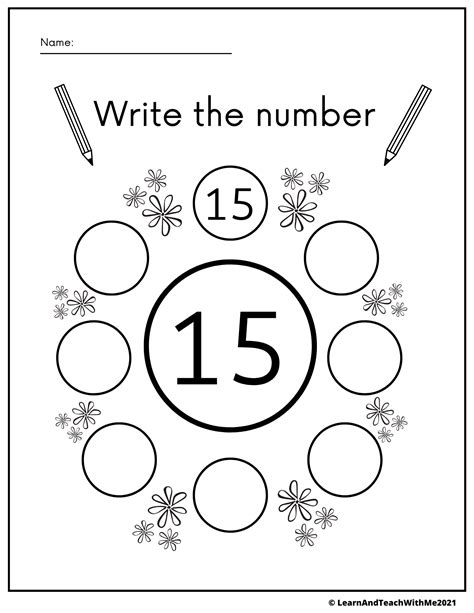 Numbers 11 20 Writing Worksheets Made By Teachers