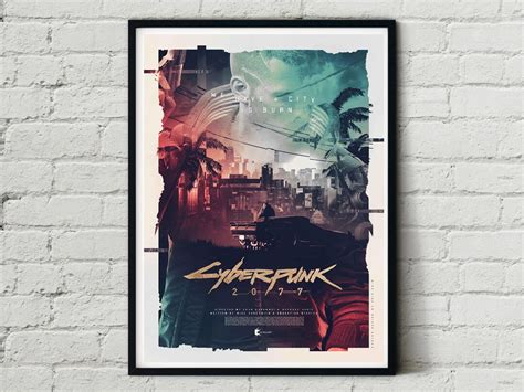 Cyberpunk 2077 Video Game Gaming Artwork Alternative Design Movie Film Poster Print - Etsy