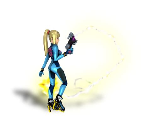 Smash Styled Render No36 Zero Suit Samus By Thenightcapking On Deviantart