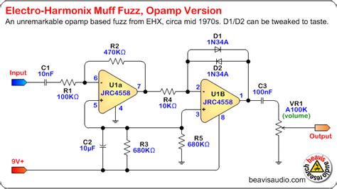 Beavis Audio Research Stompbox Schematics