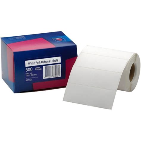 Avery Roll Address Labels - 102 x 36mm - 500 Labels - Hand writable | Winc