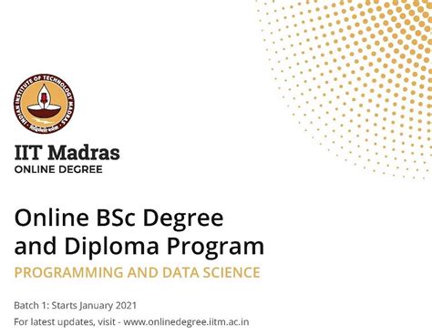 Iit Madras Launches World S First Online Bsc Degree In Programming And