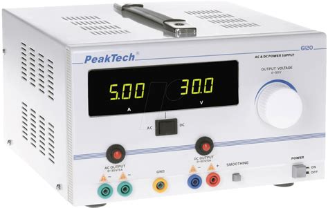 Peaktech Ac Dc Laboratory Power Supply V A At