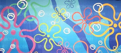 Bikini Bottom Sky Background Flower Clouds Encyclopedia SpongeBobia