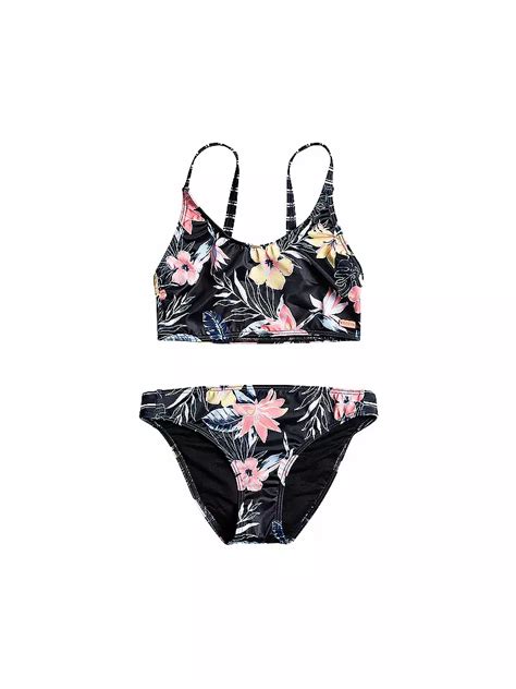 Roxy M Dchen Bikini Flowers Addict Bunt