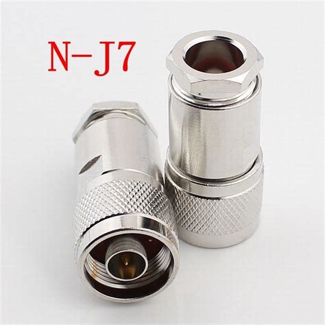 50 7 N Type Connector L16 N Connector For 7mm Coaxial Cable Connector Coupler Free Shipping Rf