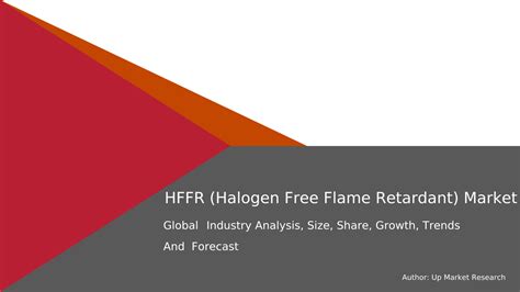 HFFR Halogen Free Flame Retardant Market Research Report 2023 2032