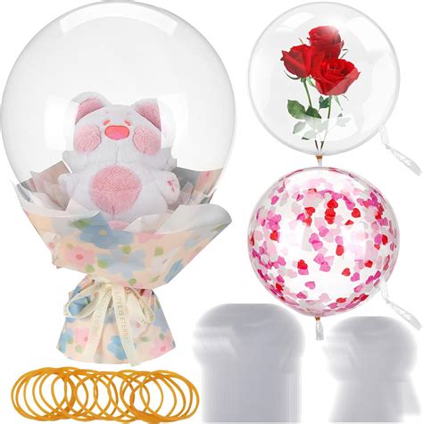 Amazon Pcs Valentine S Day Bobo Balloons Bulk And Clear