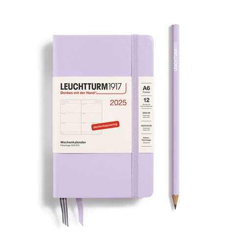 Wochenkalender Pocket A Lilac Deutsch Leuchtturm