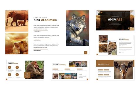 Animals - Powerpoint Template - Design Template Place