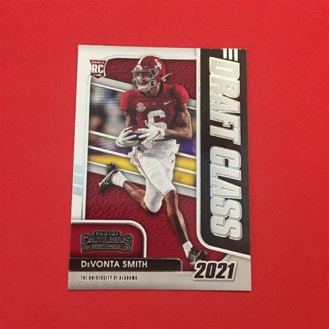 Devonta Smith Rookie Alabama Eagles Contenders Rc Draft