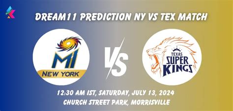 NY Vs TEX Dream11 Prediction Today Match 9 MLC 2024