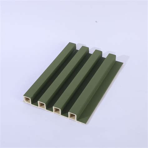 Wood Plastic Composite Pvc Coating Cladding Fluted Wall Board Interior Wpc Wall Panel China