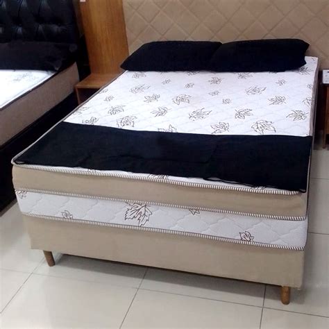 Cama Box Conjugado Casal 138x188x060 Espuma D33 Firme