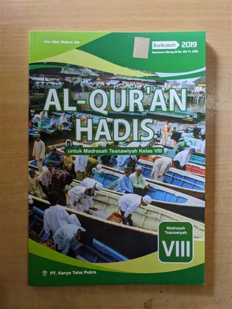 BUKU SISWA AL QURAN HADIS QURDIS KELAS VIII TOHA PUTRA EDISI REVISI