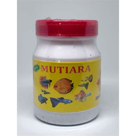 Jual PELET MUTIARA PAKAN IKAN HIAS TROPICAL FISH 100 Gram Shopee