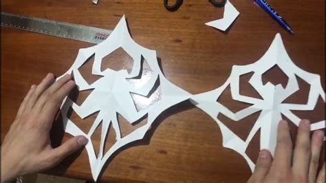 Make Spider Web Out Of A Paper Ll DIY Paper Spider Web Ll Paper Crafts