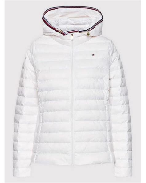 Tommy Hilfiger Giubbotto Piumino Ess Lw Down Ww Ww Bianco Regular