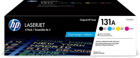 Amazon Original HP 131A Black Cyan Magenta Yellow Toner