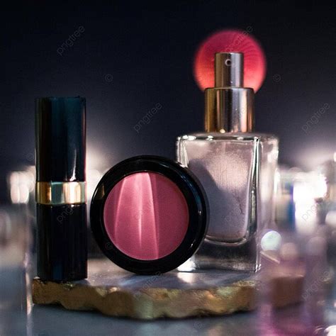 Fundo Beleza Conceituada Um Conjunto De Cosméticos Luxuosos Para Um