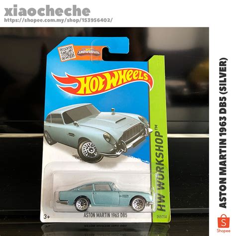 Hot Wheels Aston Martin DB Silver Shopee Malaysia