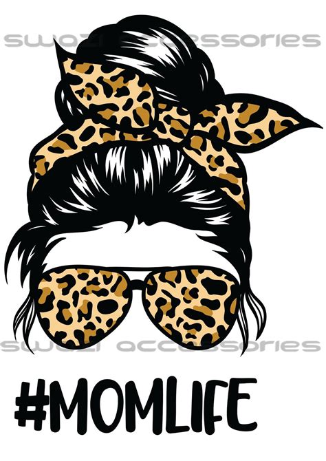 Leopard Mom Life Print Ready To Press Sublimation Transfer Etsy