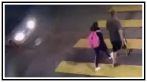 Father Protects Daughter From Serious Injury Hit And Run Cctv