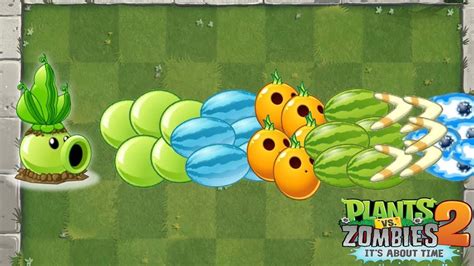 Pvz 2 Fusion Pea Pod Fusion With Every Plant Max Level Vs Team Dark