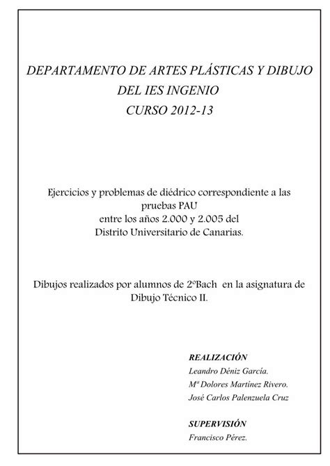 PDF Problemas de diédrico DOKUMEN TIPS