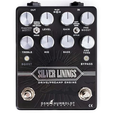 Dsm And Humboldt Silver Linings Overdrive And Preamp Engine Pedal