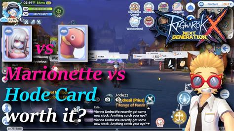 Marionette Vs Hode Card Worth To Invest Rox Ragnarok X Next