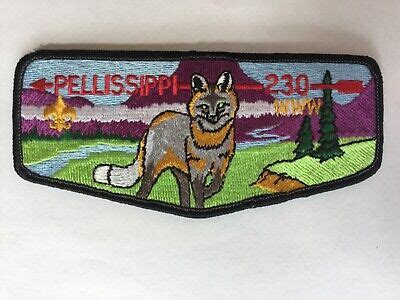 Pellissippi Lodge 230 2007 Pocket Flap Black Border EBay