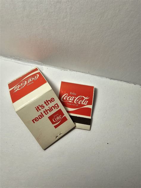 Vintage Coca Cola Matchbook Coke Adds Life To Everything Nice Unused