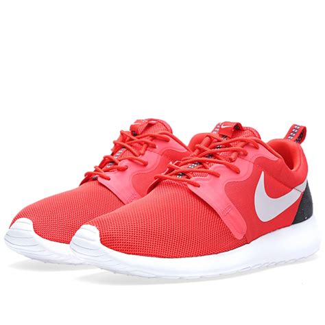 Nike Roshe Run Hyperfuse In Crimson Platinum Soletopia