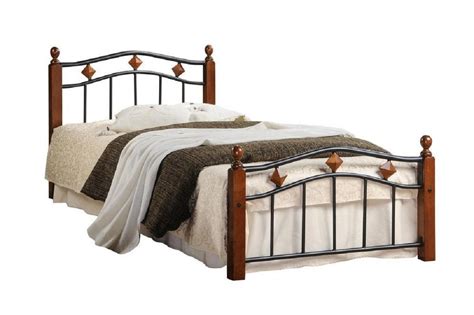 Кровать Tetchair 90x28 см дерево/металл цвет дуб 5489 ️ купить по цене ...