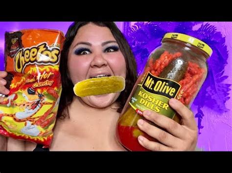 Hot Cheetos And Pickles Challenge YouTube
