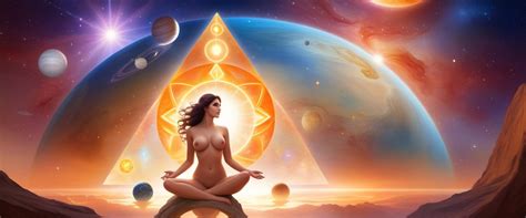 A Naked Female Body Floating In Space With Mercury Prompts Stable