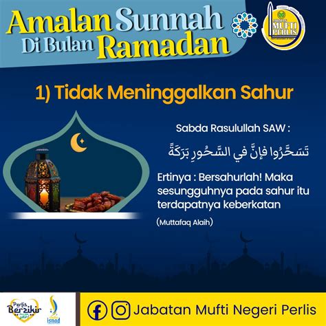 Amalan Amalan Sunnah Di Bulan Ramadan