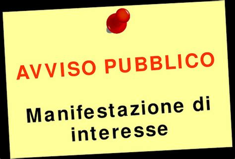 Manifestazione Dinteresse Per Laffidamento Mediante Convenzione Della