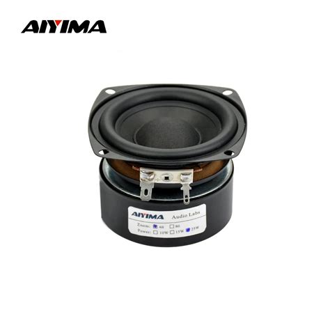 AIYIMA 1 Adet Subwoofer 3 In 25W HiFi Subwoofer Hoparl R 4 8 Ohm Woofer