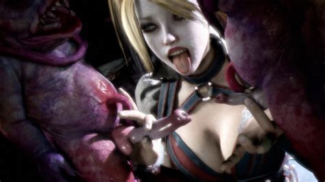 Harley Quinn Monster Tits Penis Hand On Penis Blonde